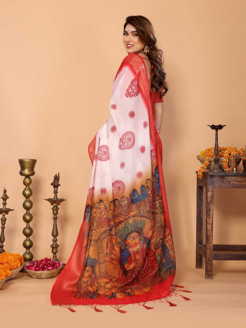 YNF Wholesale Pure Linen Designer Sarees KESH719 109 | Surat Manufacturer