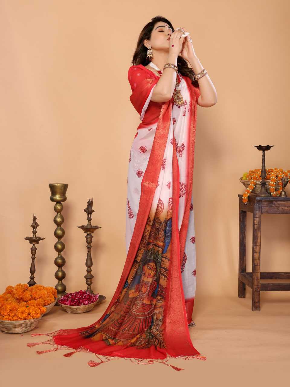 YNF Wholesale Pure Linen Designer Sarees KESH719 109 | Surat Manufacturer