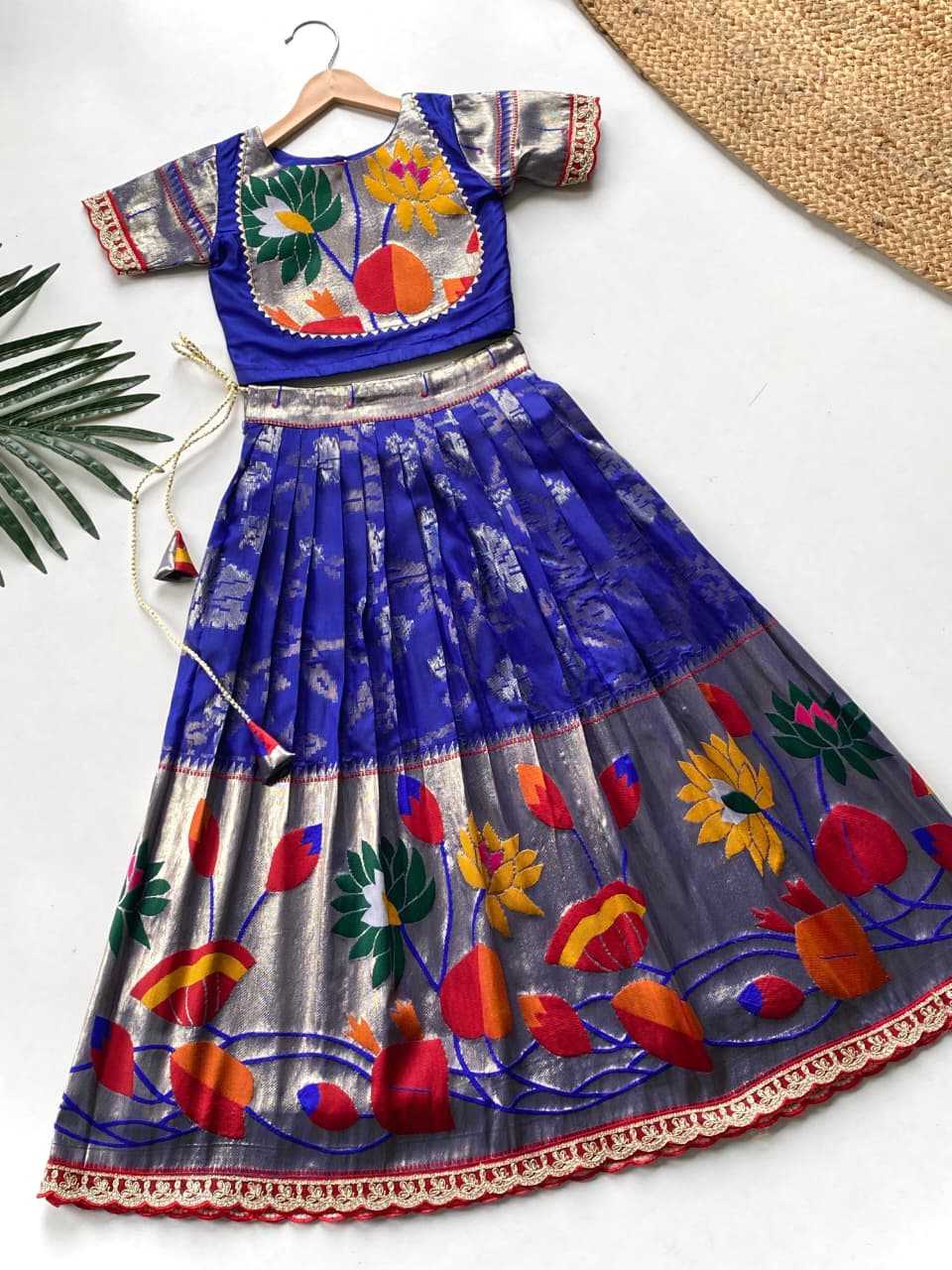 YNF Wholesale Pure Silk Kids Lehenga KESH249 Geeta | Surat Manufacturer