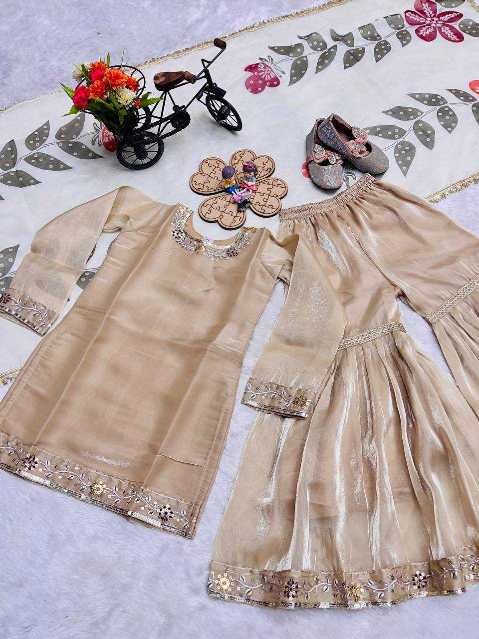 YNF Wholesale Pure Silk Kids Sharara KESH415 238 | Surat Manufacturer