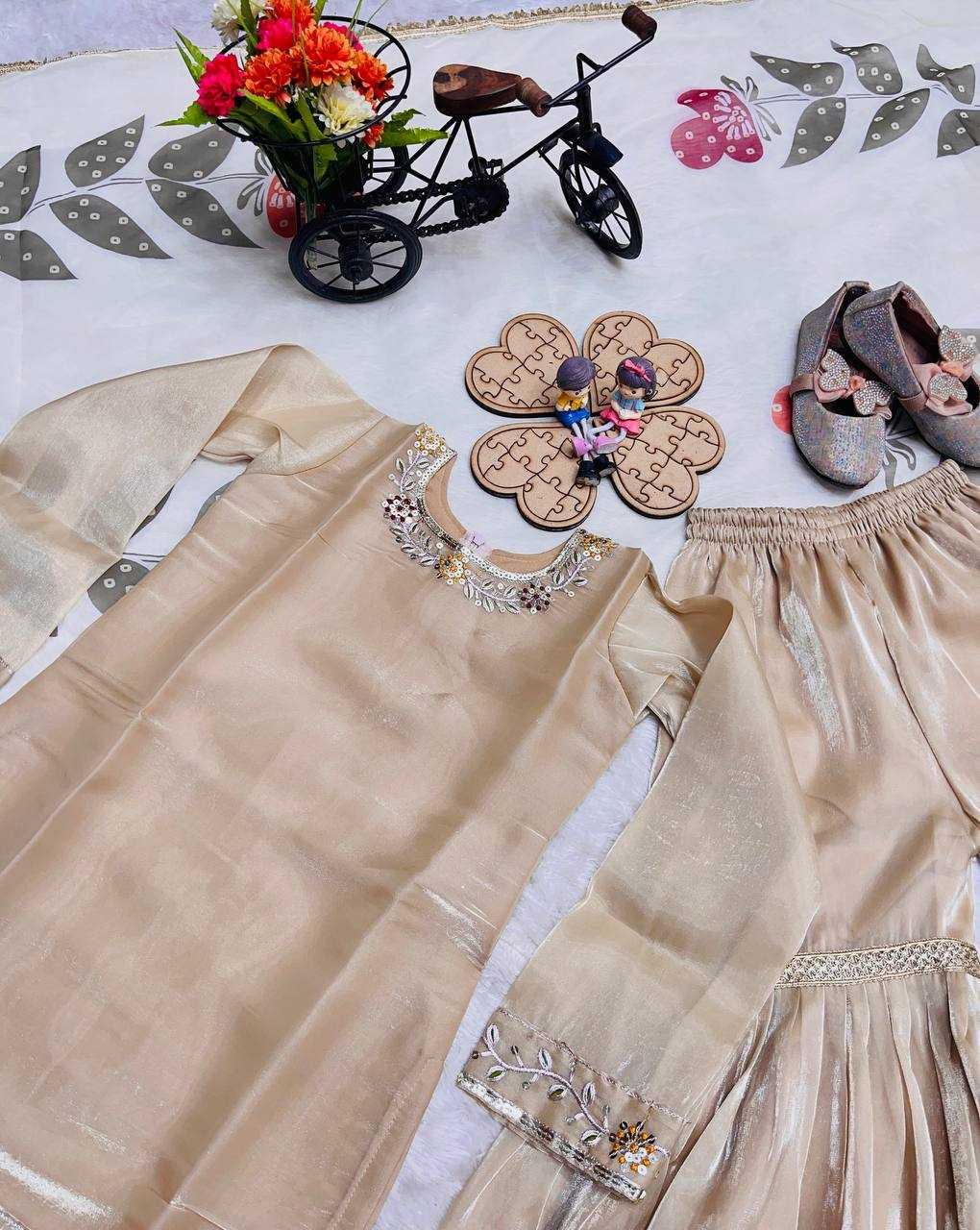 YNF Wholesale Pure Silk Kids Sharara KESH415 238 | Surat Manufacturer