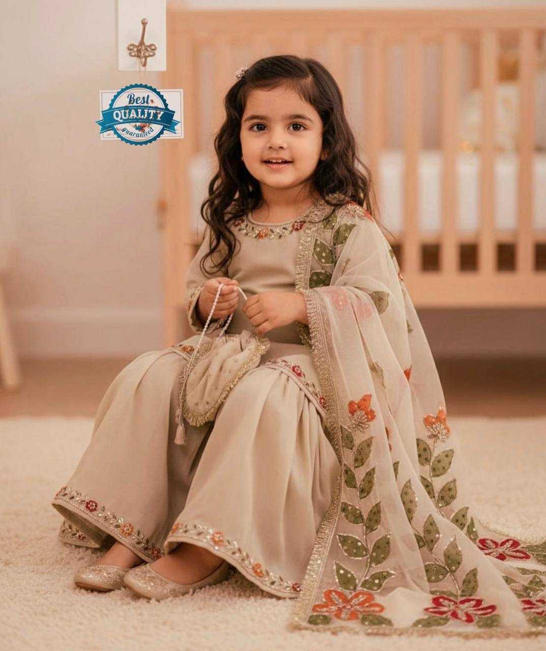 YNF Wholesale Pure Silk Kids Sharara KESH415 238 | Surat Manufacturer