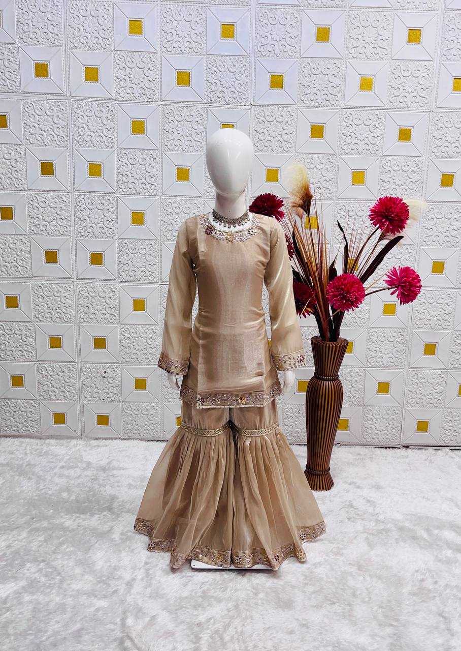 YNF Wholesale Pure Silk Kids Sharara KESH415 238 | Surat Manufacturer
