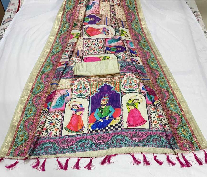 YNF Wholesale Pure Silk Printed Silk Saree KESH592 arrow zari | Surat Manufacturer