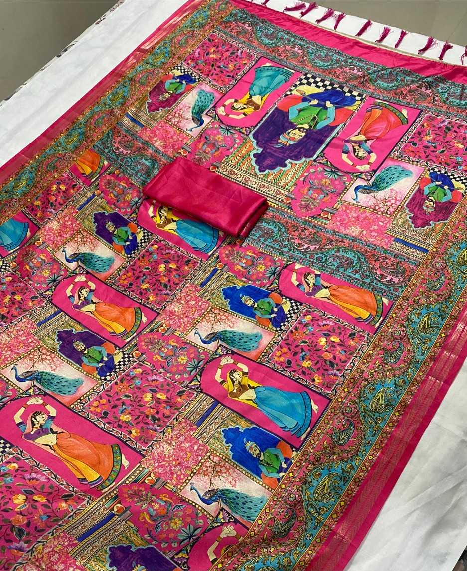 YNF Wholesale Pure Silk Printed Silk Saree KESH592 arrow zari | Surat Manufacturer