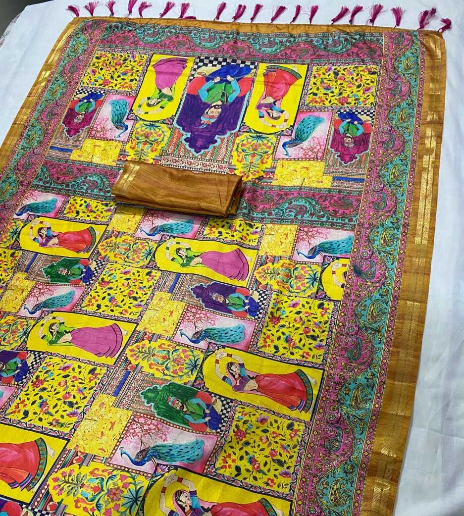 YNF Wholesale Pure Silk Printed Silk Saree KESH592 arrow zari | Surat Manufacturer