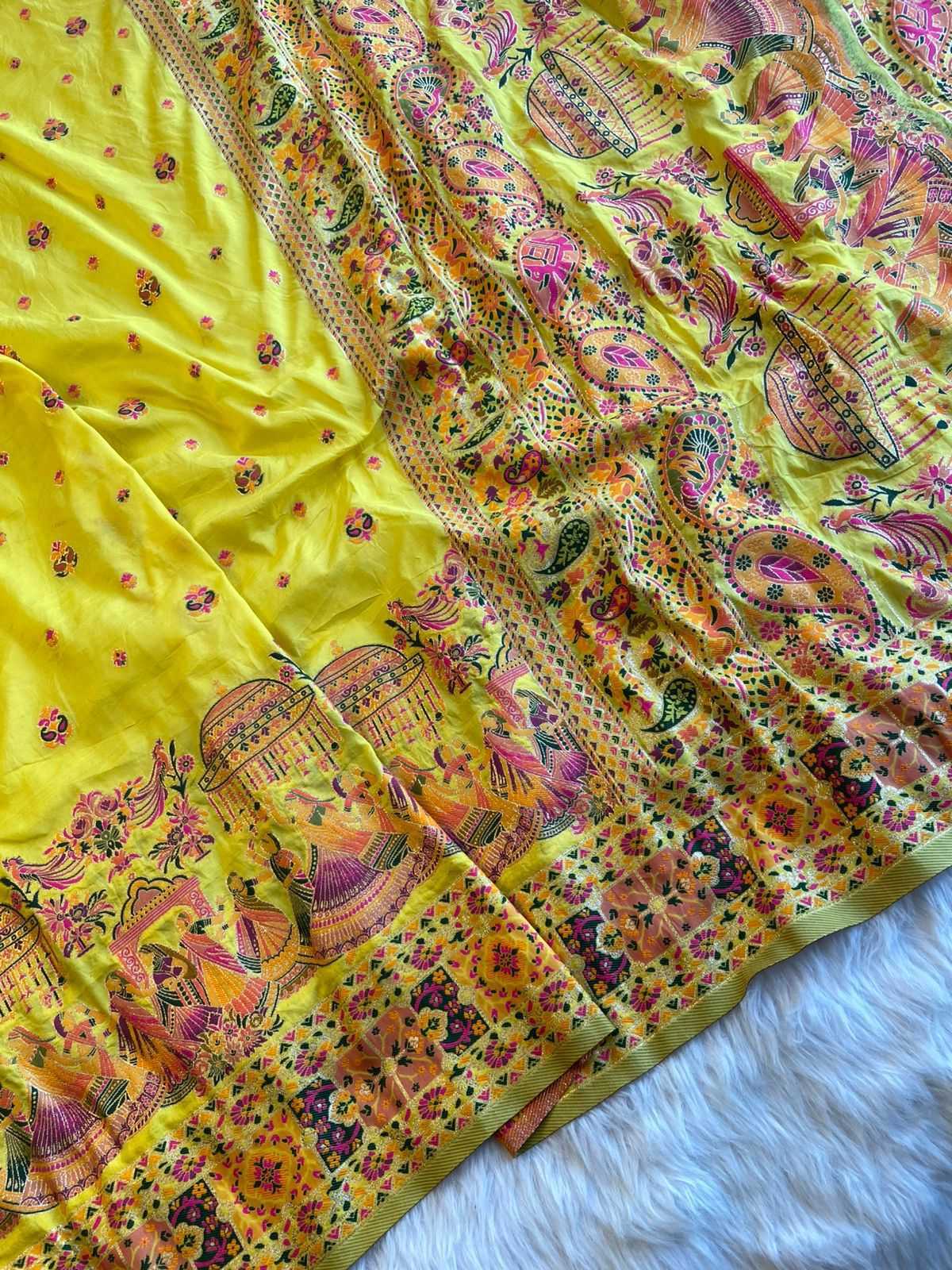 YNF Wholesale Pure Soft Fancy Silk Sarees KESH484 KALA | Surat Manufacturer