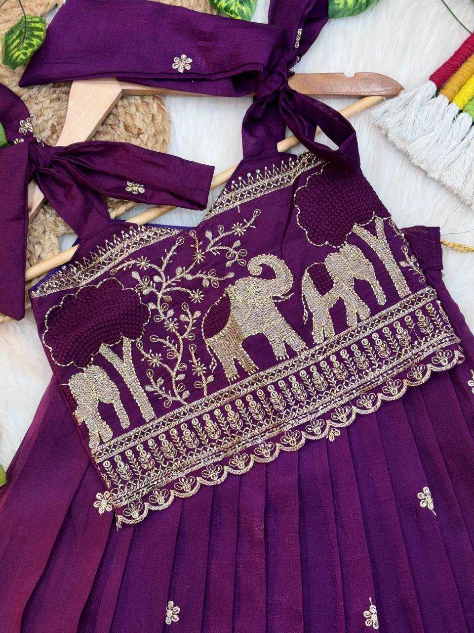 YNF Wholesale Pure Soft Kids Lehenga KESH709 33 | Surat Manufacturer