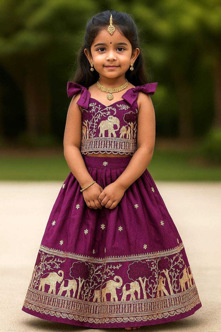 YNF Wholesale Pure Soft Kids Lehenga KESH709 33 | Surat Manufacturer