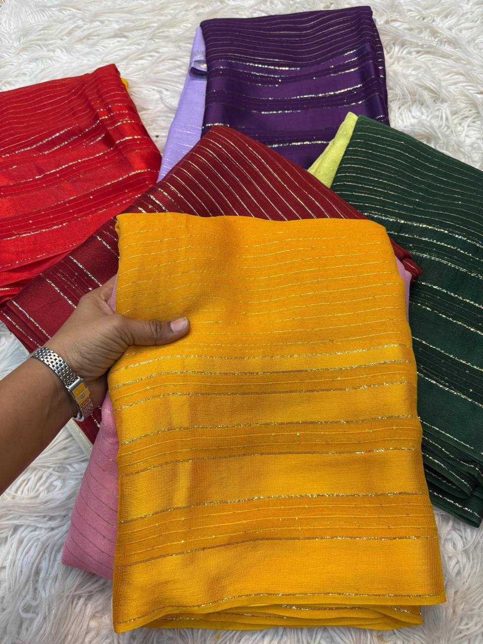 YNF Wholesale Pure Viscos Party Wear Sarees KESH637 viscose Georgette | Surat Manufacturer
