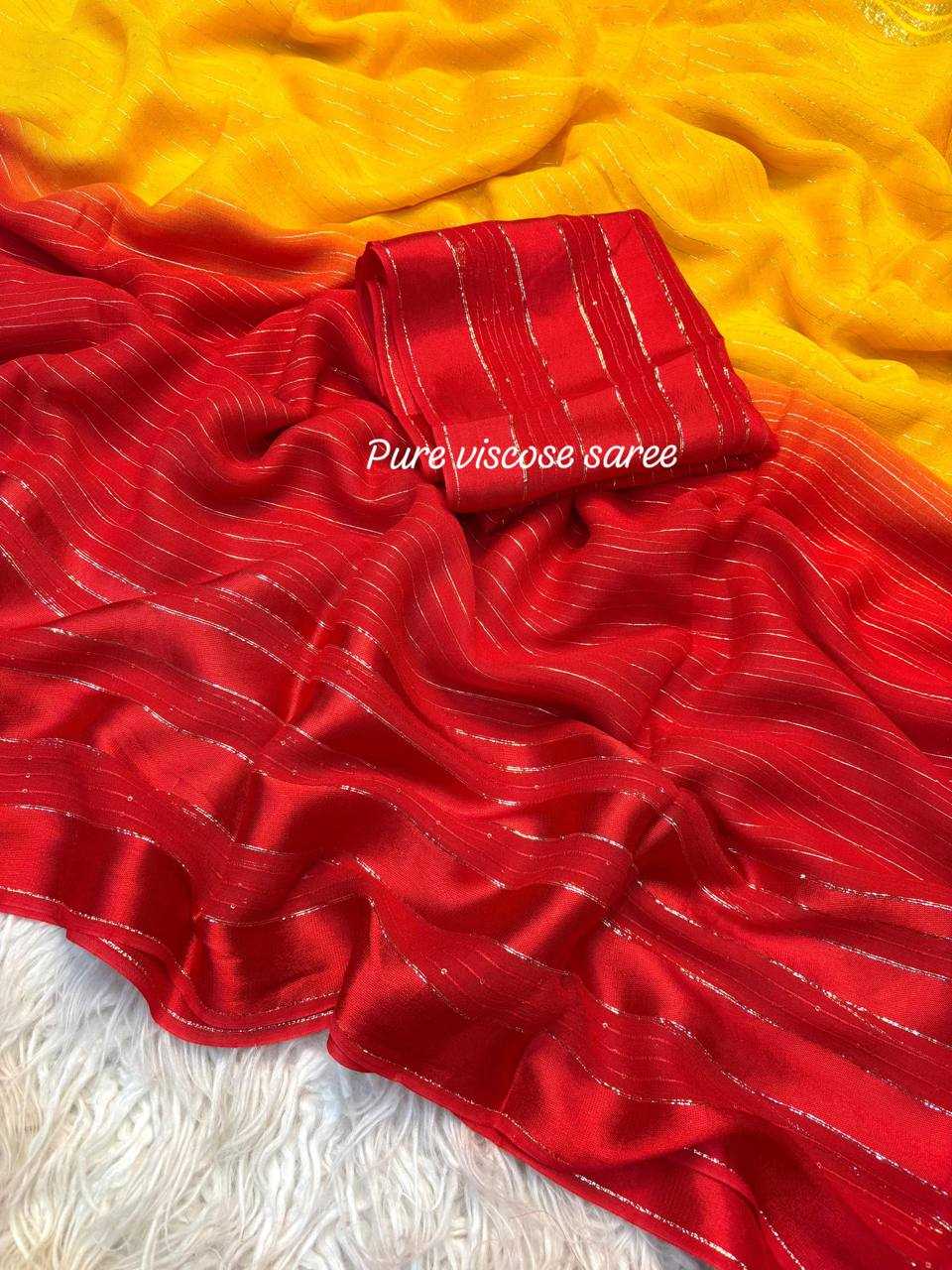 YNF Wholesale Pure Viscos Party Wear Sarees KESH637 viscose Georgette | Surat Manufacturer