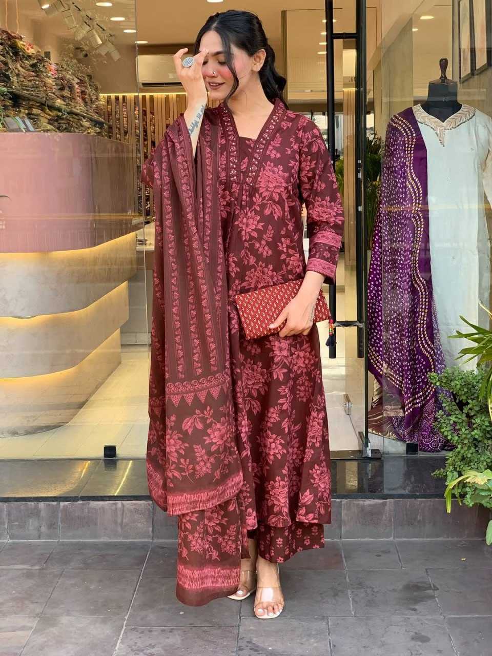 YNF Wholesale Rayon Straight Cut Suits KESH702 MEERA-2 | Surat Manufacturer