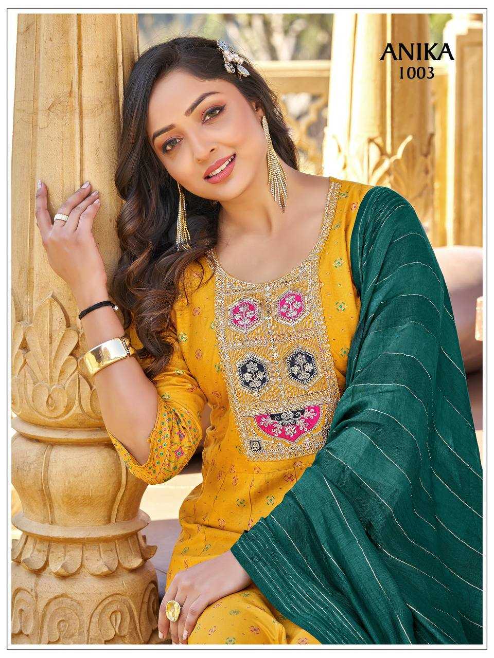 YNF Wholesale Rayon Fancy Gowns RIN131 ANIKA | Surat Manufacturer