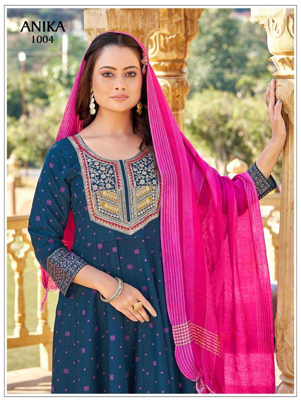 YNF Wholesale Rayon Fancy Gowns RIN131 ANIKA | Surat Manufacturer