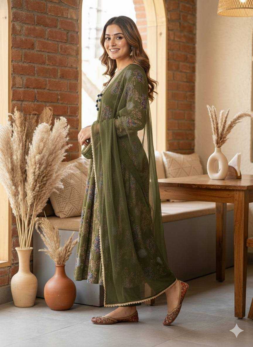 YNF Wholesale Satin Printed Suits KESH501 anarkali | Surat Manufacturer