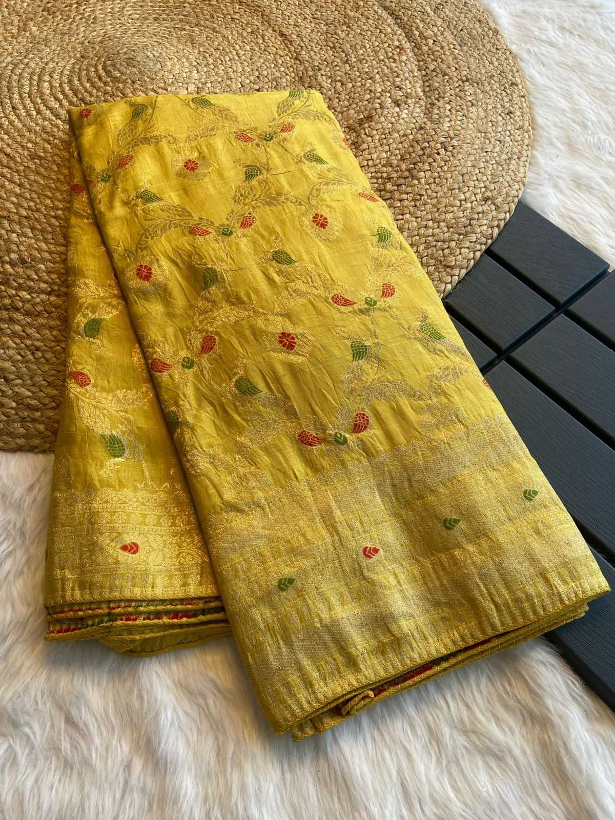 YNF Wholesale Silk Cotton Ruffle Sarees KESH484 VIKASH | Surat Manufacturer