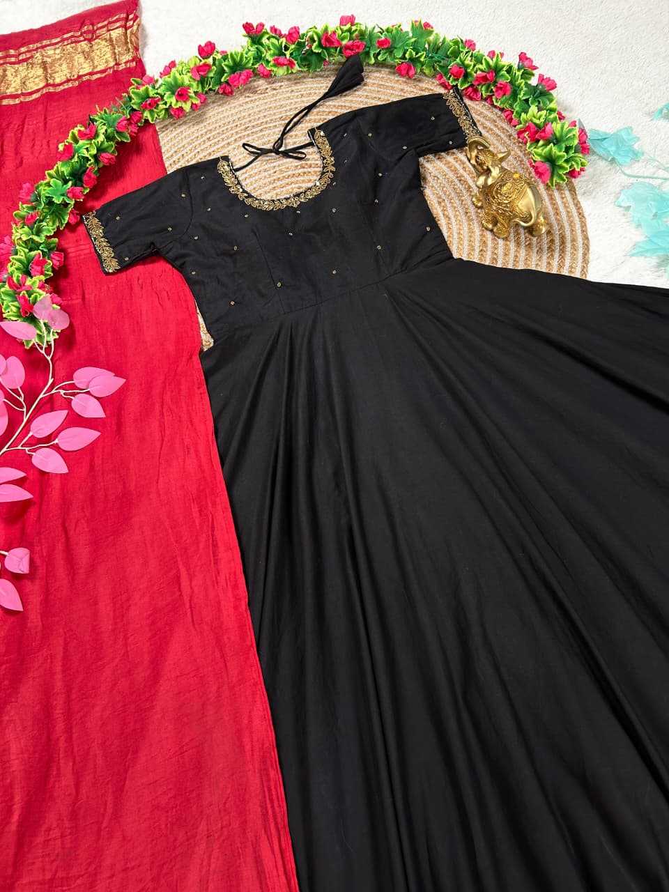 YNF Wholesale Silk Cotton Fancy Gowns KESH505 Cotton Silk | Surat Manufacturer