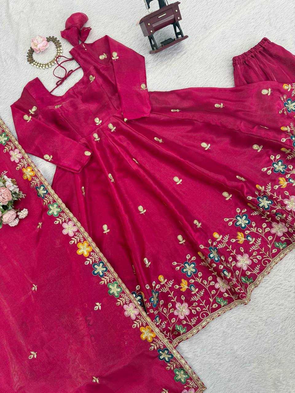 YNF Wholesale Silk Party Wear Dresses RIN133 1559 | Surat Manufacturer