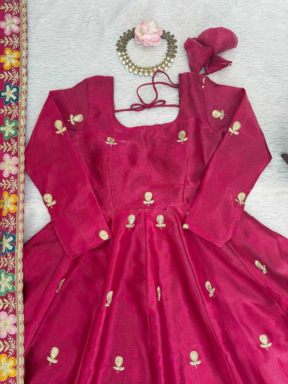 YNF Wholesale Silk Party Wear Dresses RIN133 1559 | Surat Manufacturer