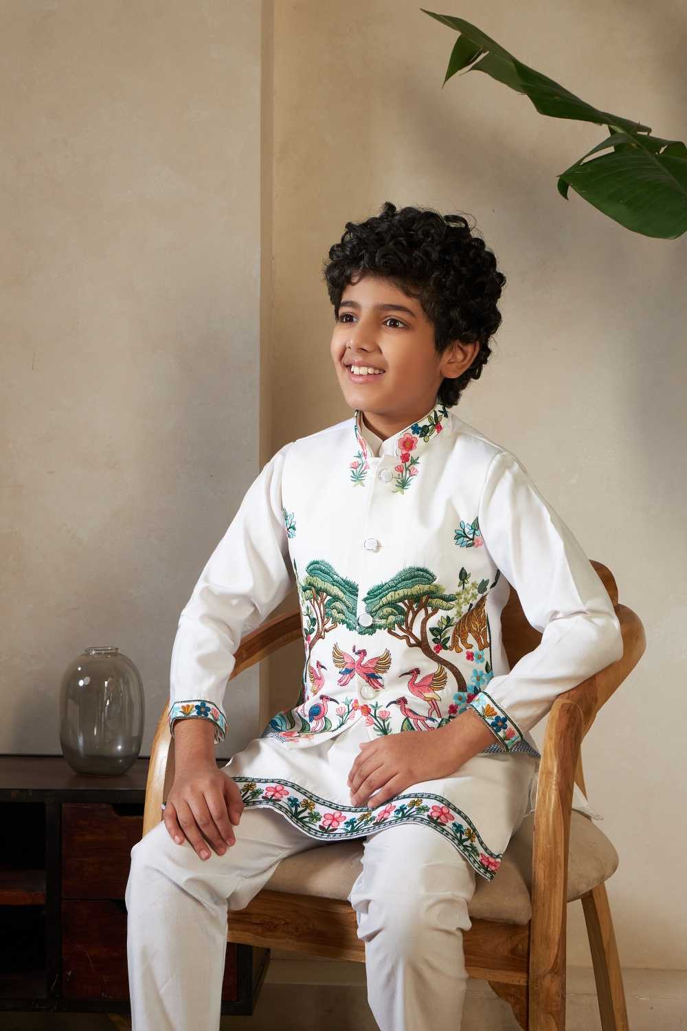 YNF Wholesale Silk Boys Kurta Pyjama RIN202 91061 ROYAL VANTARA | Surat Manufacturer