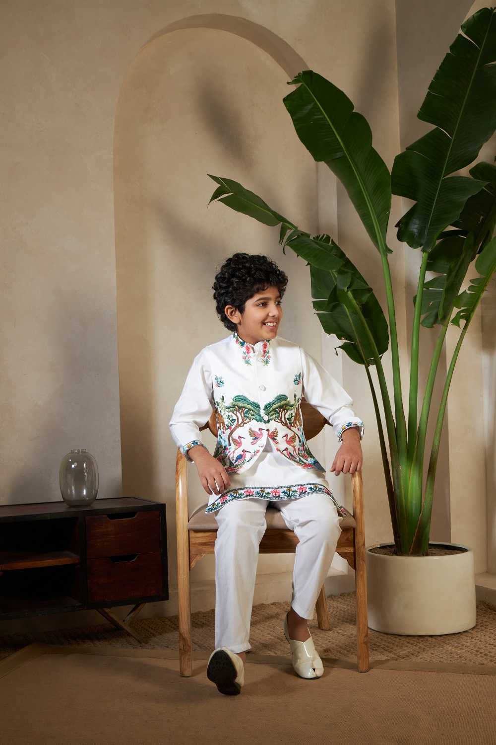 YNF Wholesale Silk Boys Kurta Pyjama RIN202 91061 ROYAL VANTARA | Surat Manufacturer