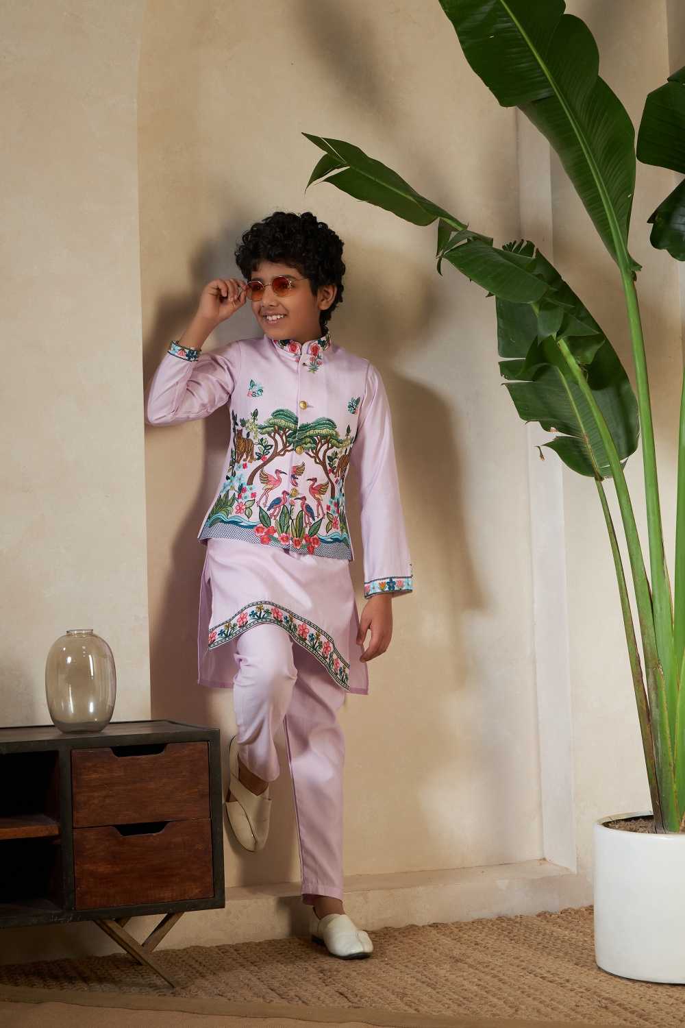 YNF Wholesale Silk Boys Kurta Pyjama RIN202 91061 ROYAL VANTARA | Surat Manufacturer