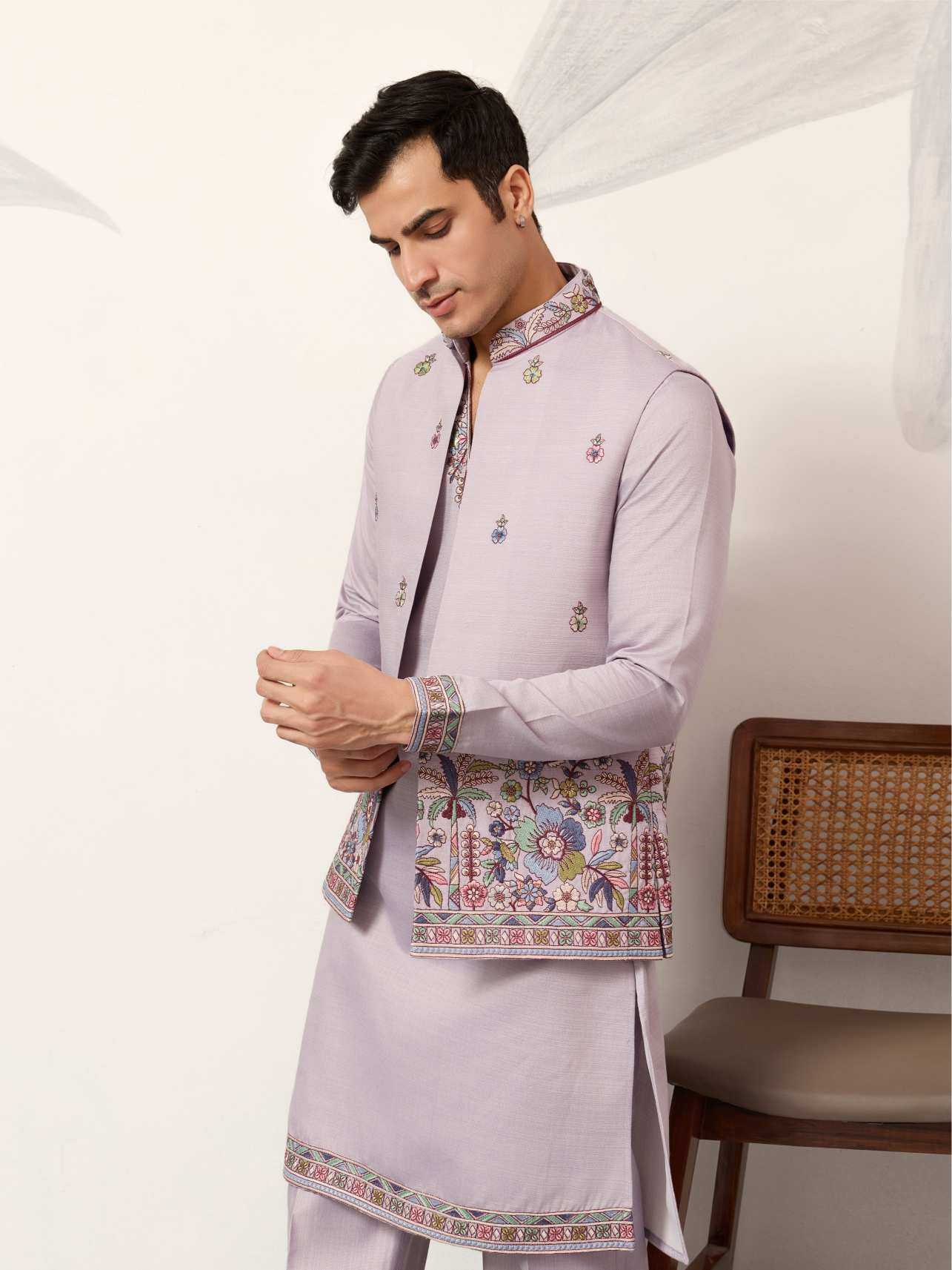 YNF Wholesale Silk Viscose Mens Kurtas RIN202 SHUBHKALA COUTURE 61651 | Surat Manufacturer