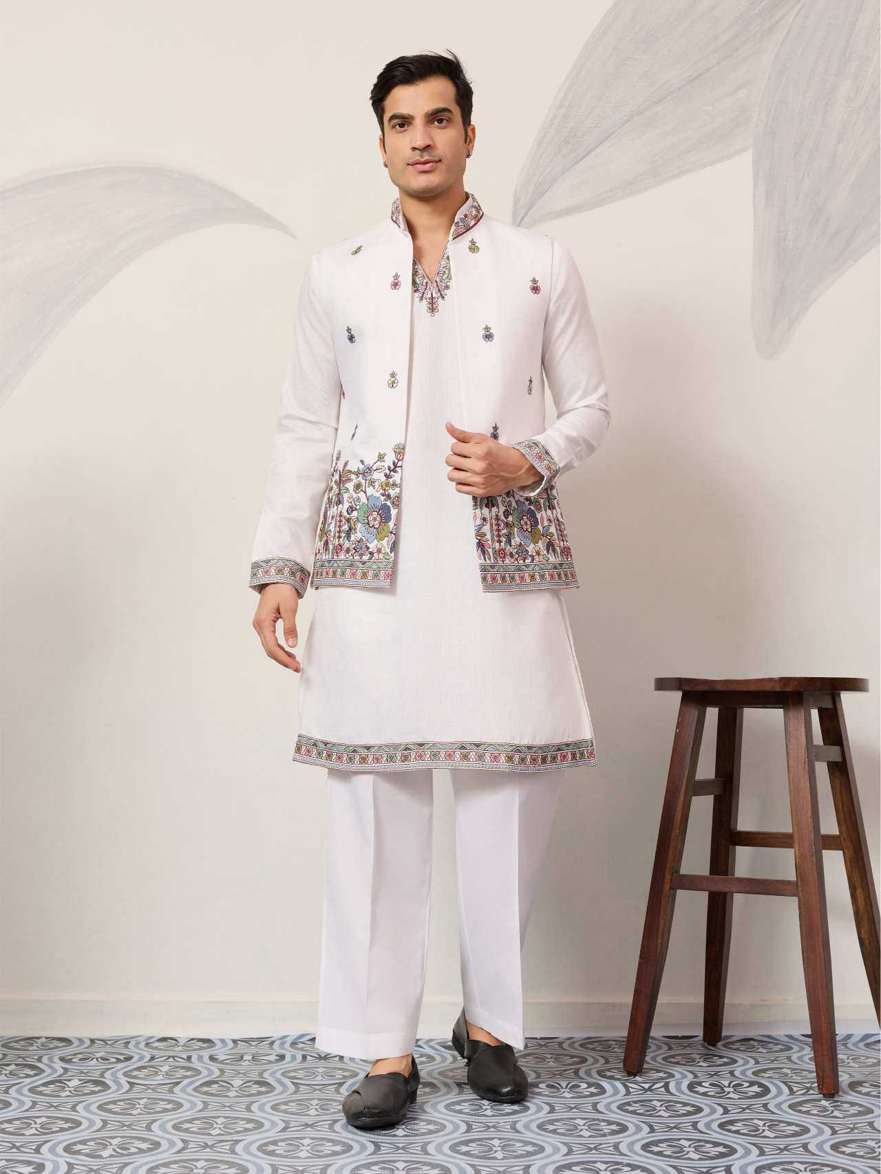 YNF Wholesale Silk Viscose Mens Kurtas RIN202 SHUBHKALA COUTURE 61651 | Surat Manufacturer