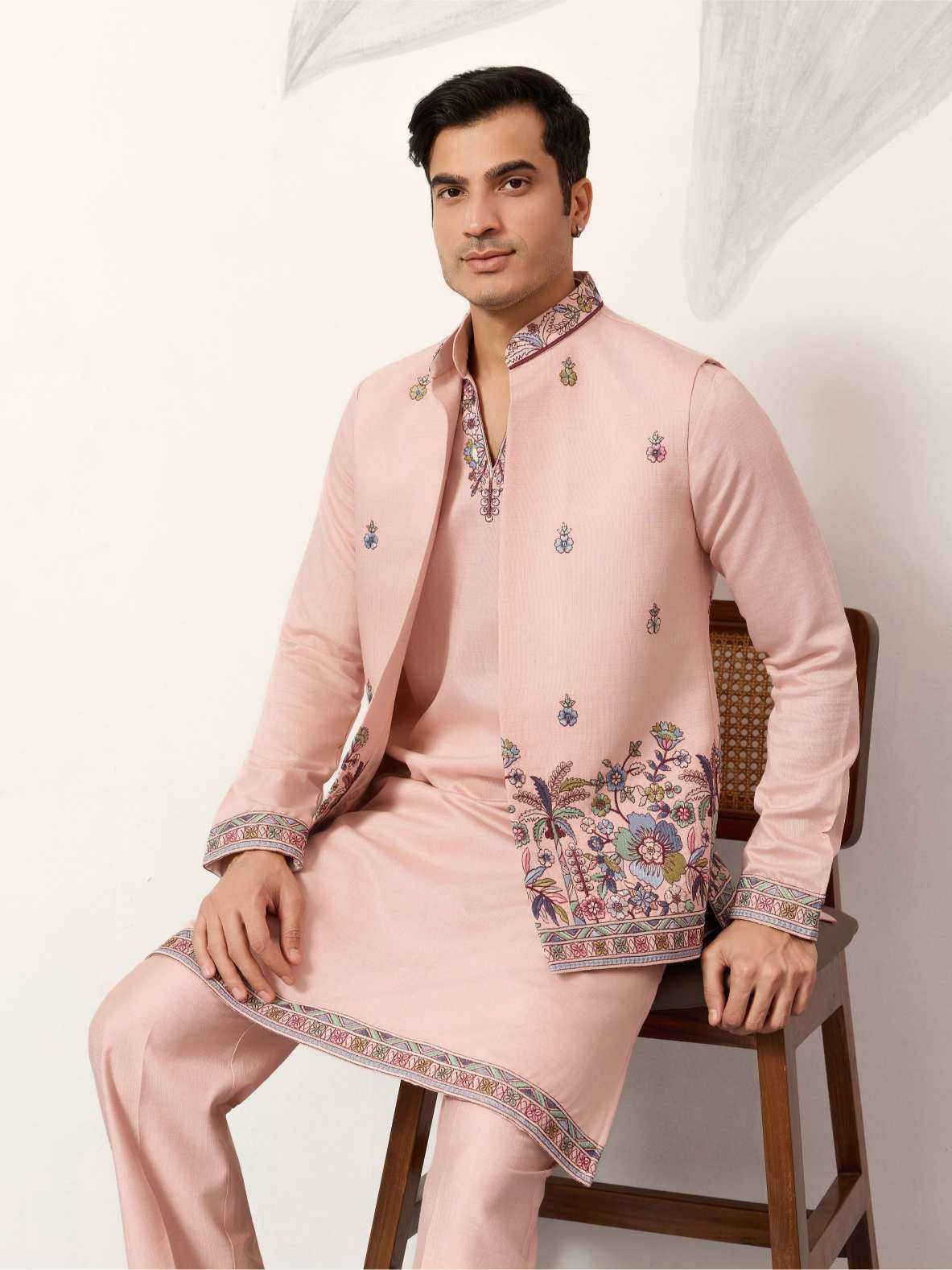 YNF Wholesale Silk Viscose Mens Kurtas RIN202 SHUBHKALA COUTURE 61651 | Surat Manufacturer