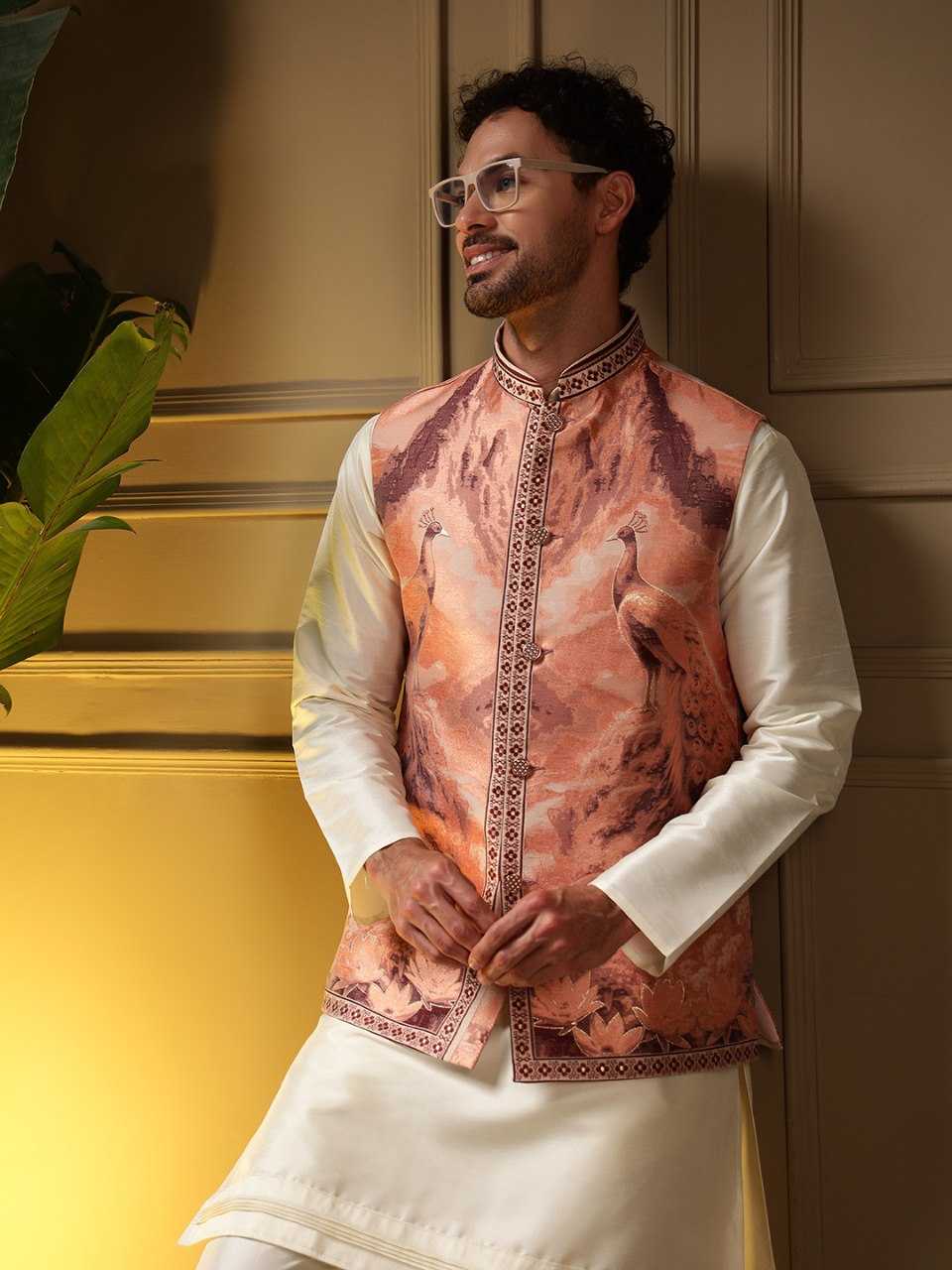 YNF Wholesale Slub Silk Mens Kurtas KESH629 SHYAM | Surat Manufacturer