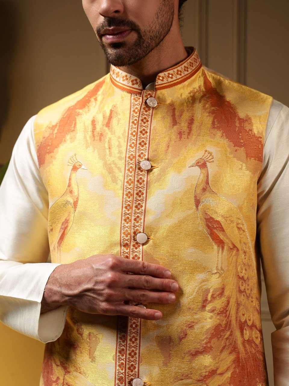YNF Wholesale Slub Silk Mens Kurtas KESH629 SHYAM | Surat Manufacturer