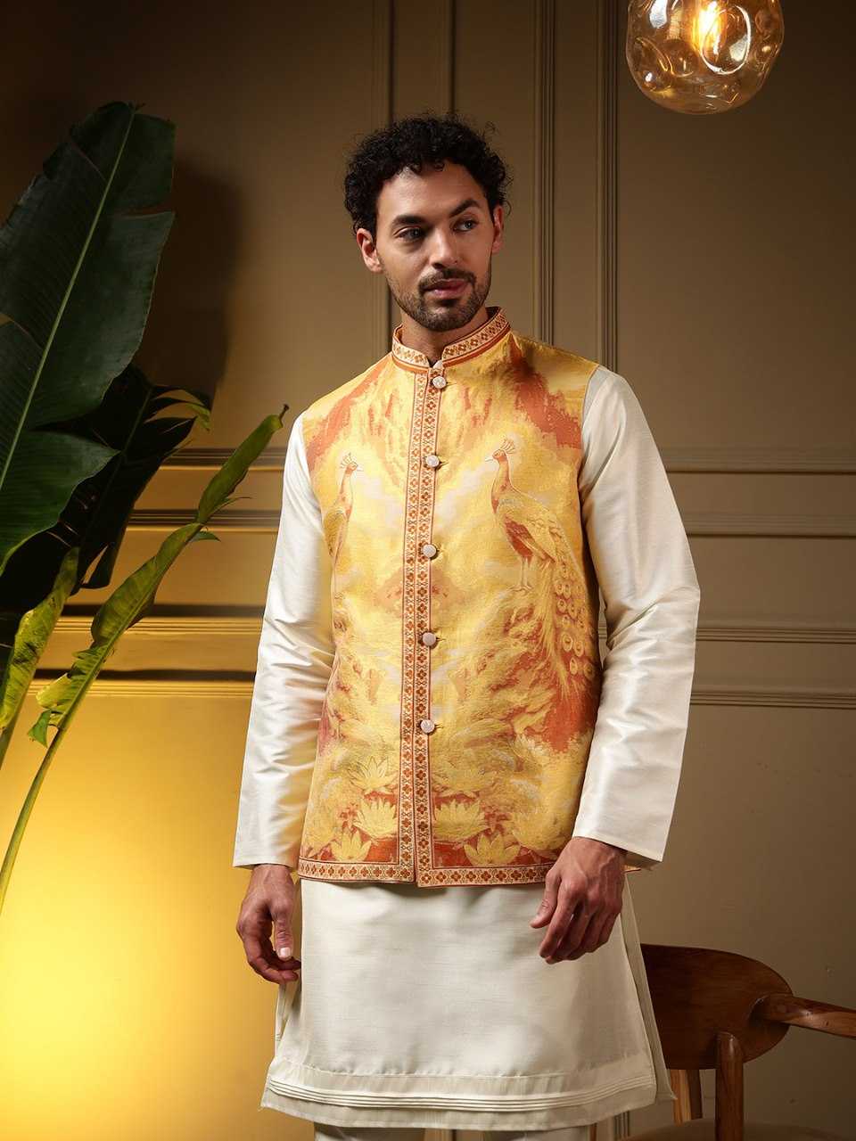 YNF Wholesale Slub Silk Mens Kurtas KESH629 SHYAM | Surat Manufacturer
