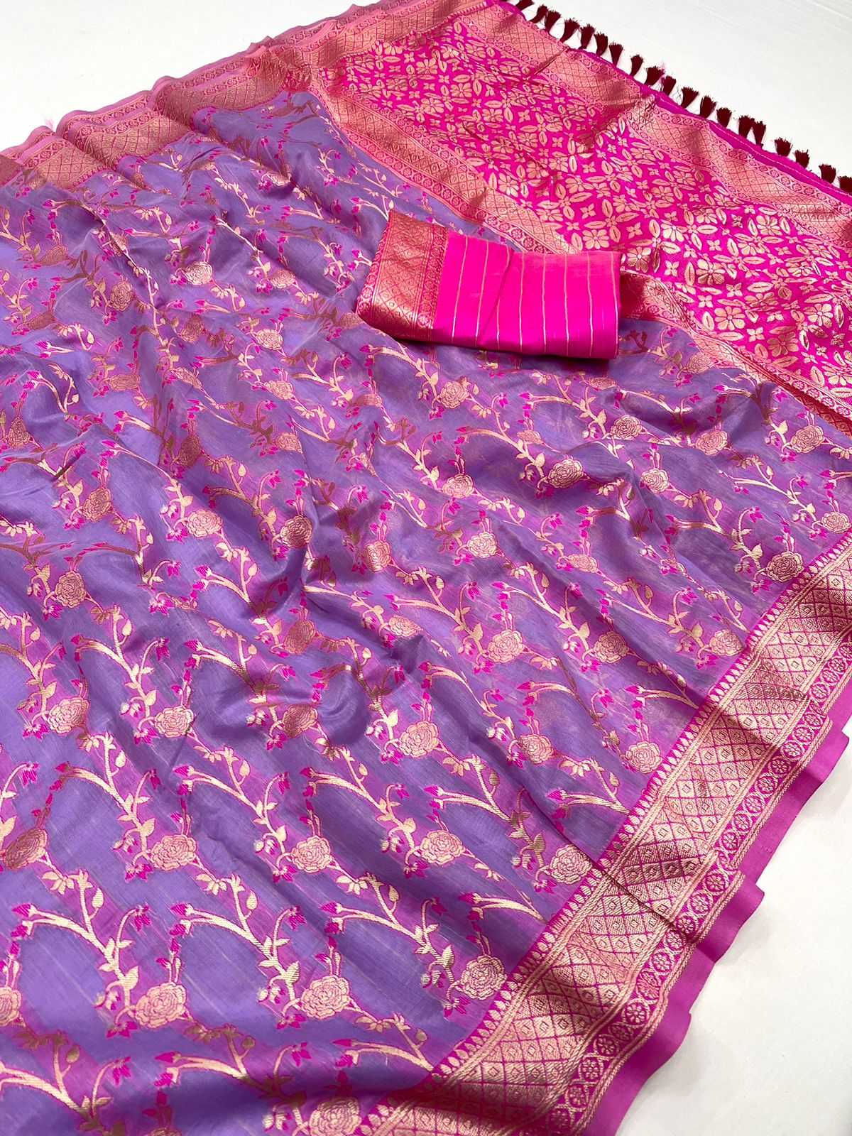 YNF Wholesale Soft Linen Jari Cotton Linen Sarees KESH592 allover zari | Surat Manufacturer