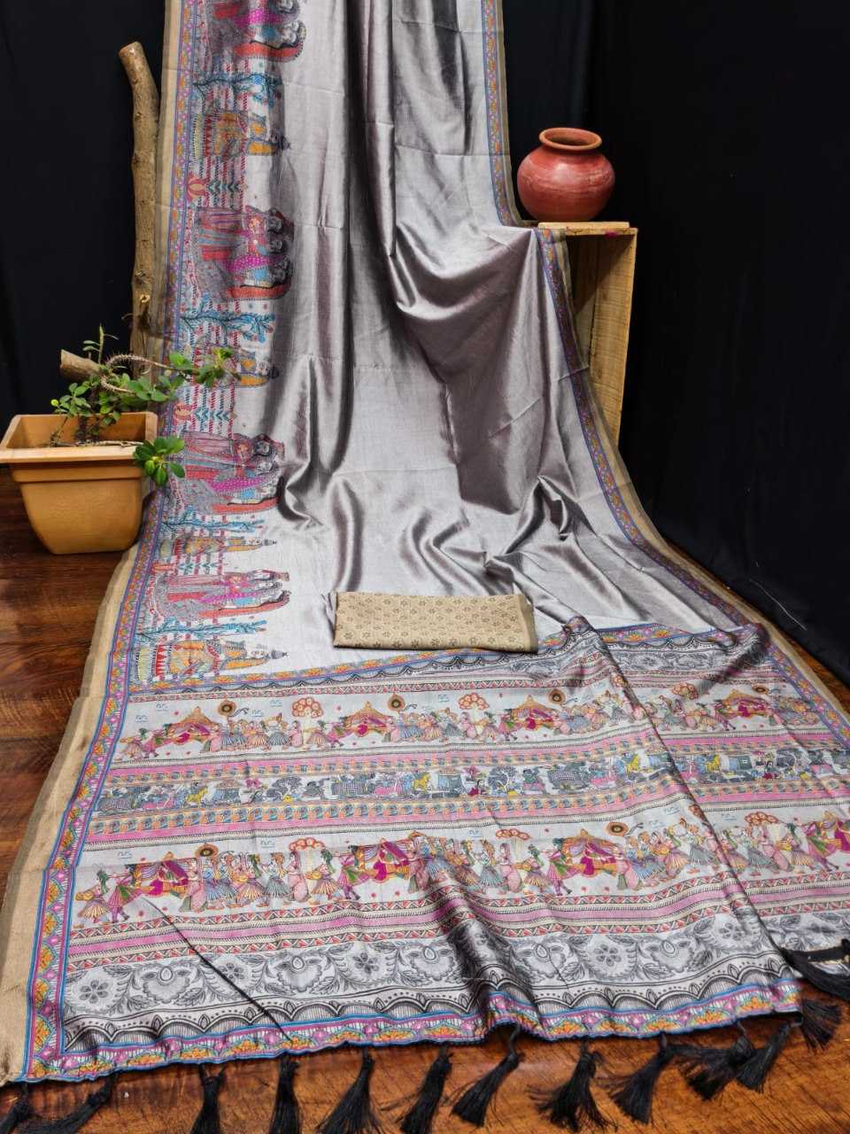 YNF Wholesale Soft Silk Madhubani Sarees KESH705 SILKY | Surat Manufacturer