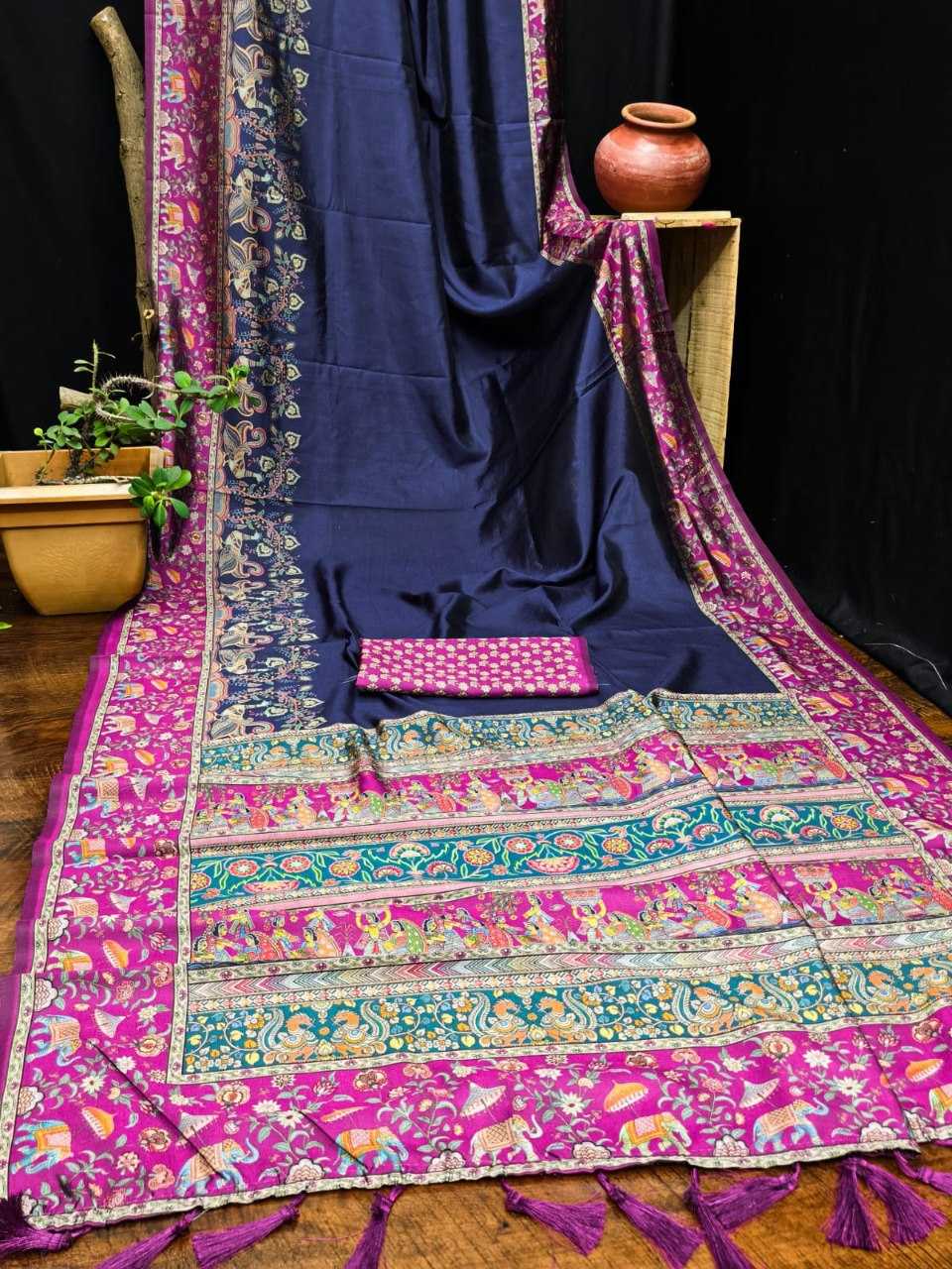YNF Wholesale Soft Silk Madhubani Sarees KESH705 SILKY | Surat Manufacturer