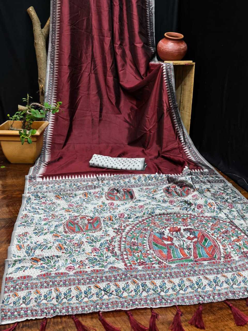 YNF Wholesale Soft Silk Madhubani Sarees KESH705 SILKY | Surat Manufacturer