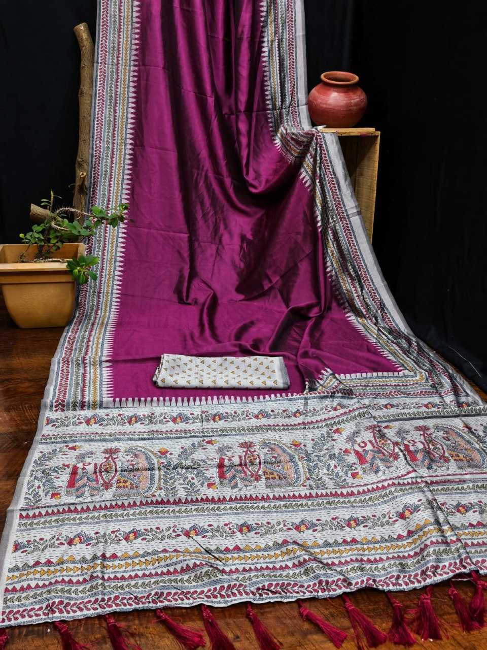 YNF Wholesale Soft Silk Madhubani Sarees KESH705 SILKY | Surat Manufacturer