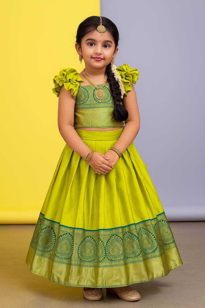 YNF Wholesale Soft Silk Ethnic Dresses For Kids KESH709 04 | Surat Manufacturer