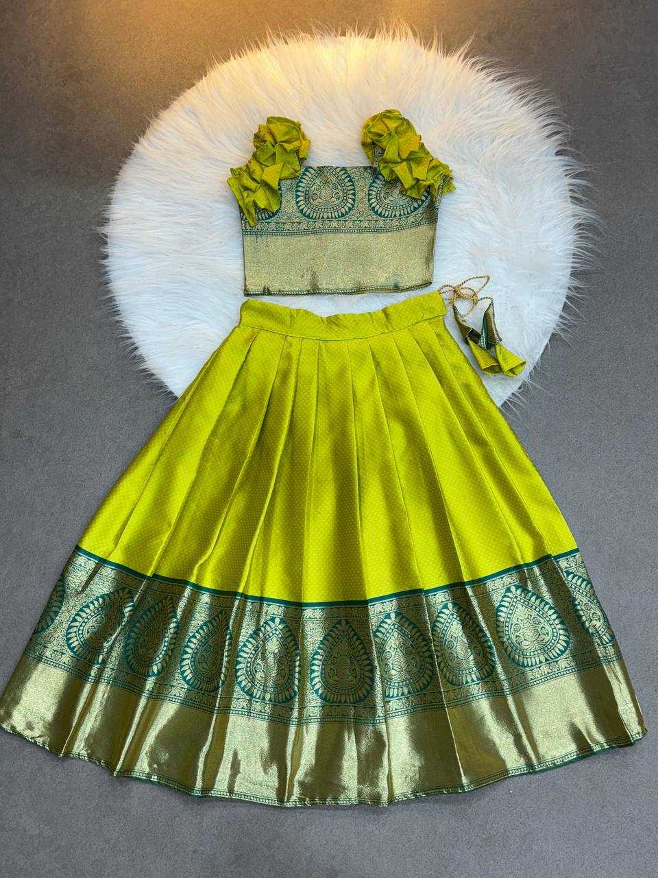 YNF Wholesale Soft Silk Ethnic Dresses For Kids KESH709 04 | Surat Manufacturer