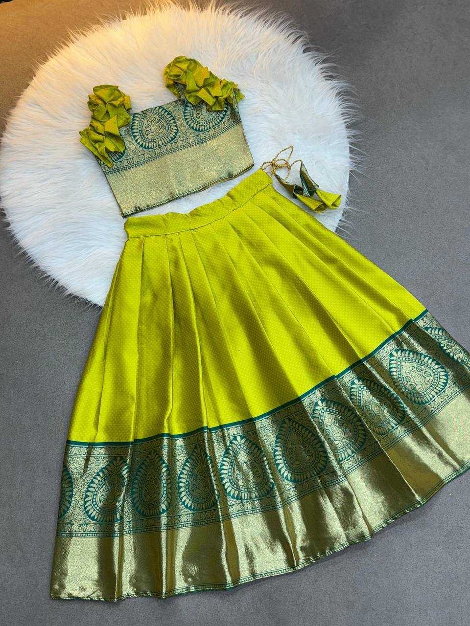 YNF Wholesale Soft Silk Ethnic Dresses For Kids KESH709 04 | Surat Manufacturer