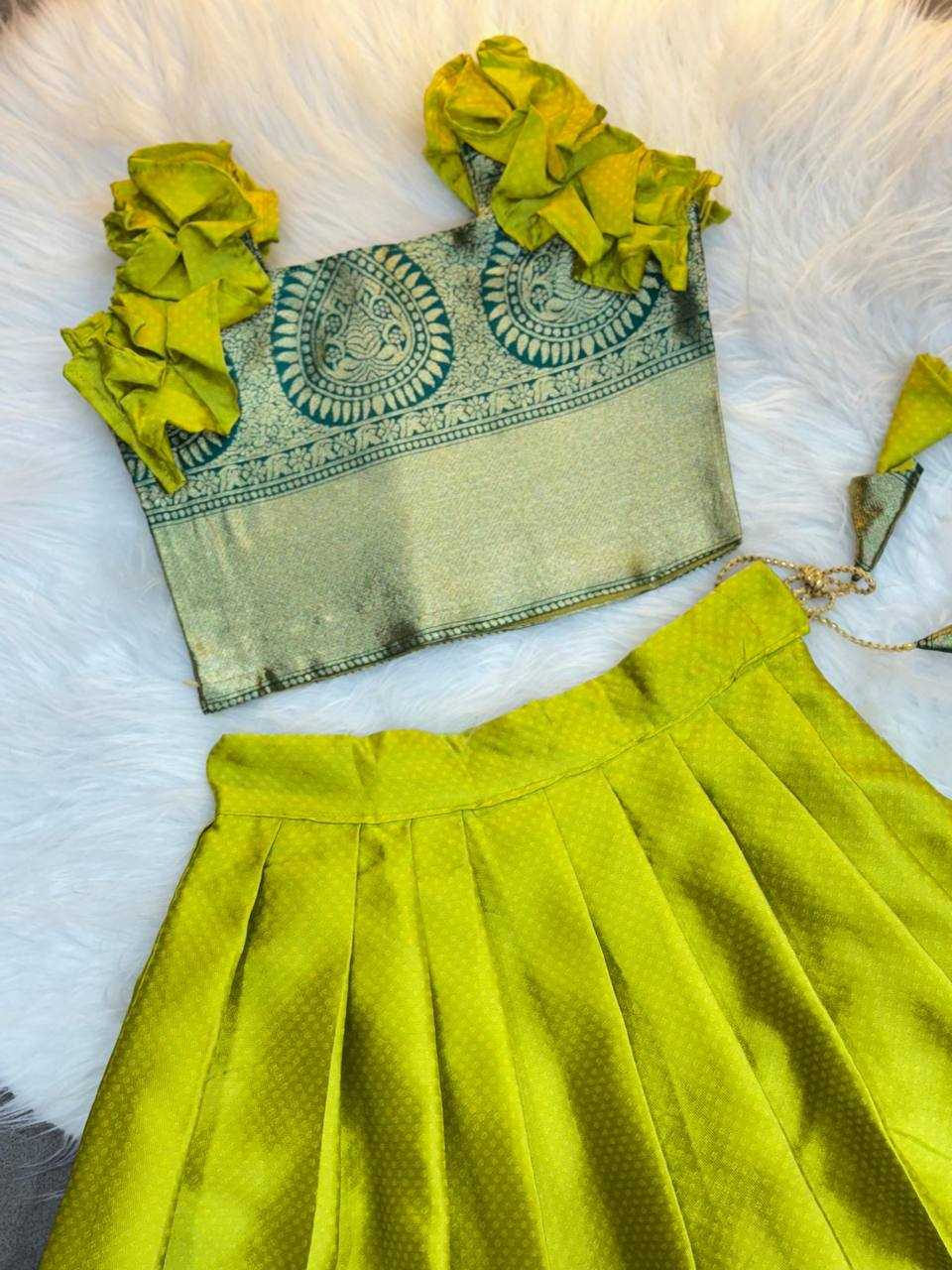 YNF Wholesale Soft Silk Ethnic Dresses For Kids KESH709 04 | Surat Manufacturer