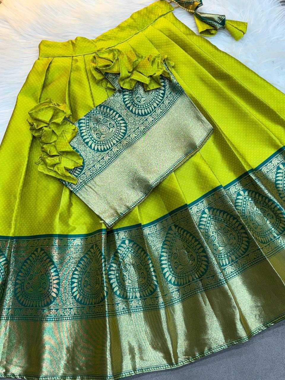 YNF Wholesale Soft Silk Ethnic Dresses For Kids KESH709 04 | Surat Manufacturer