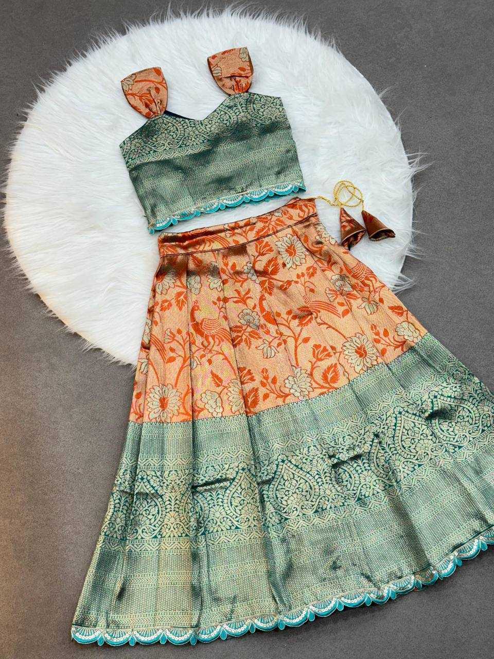 YNF Wholesale Soft Silk Kids Lehenga Choli KESH709 05 | Surat Manufacturer
