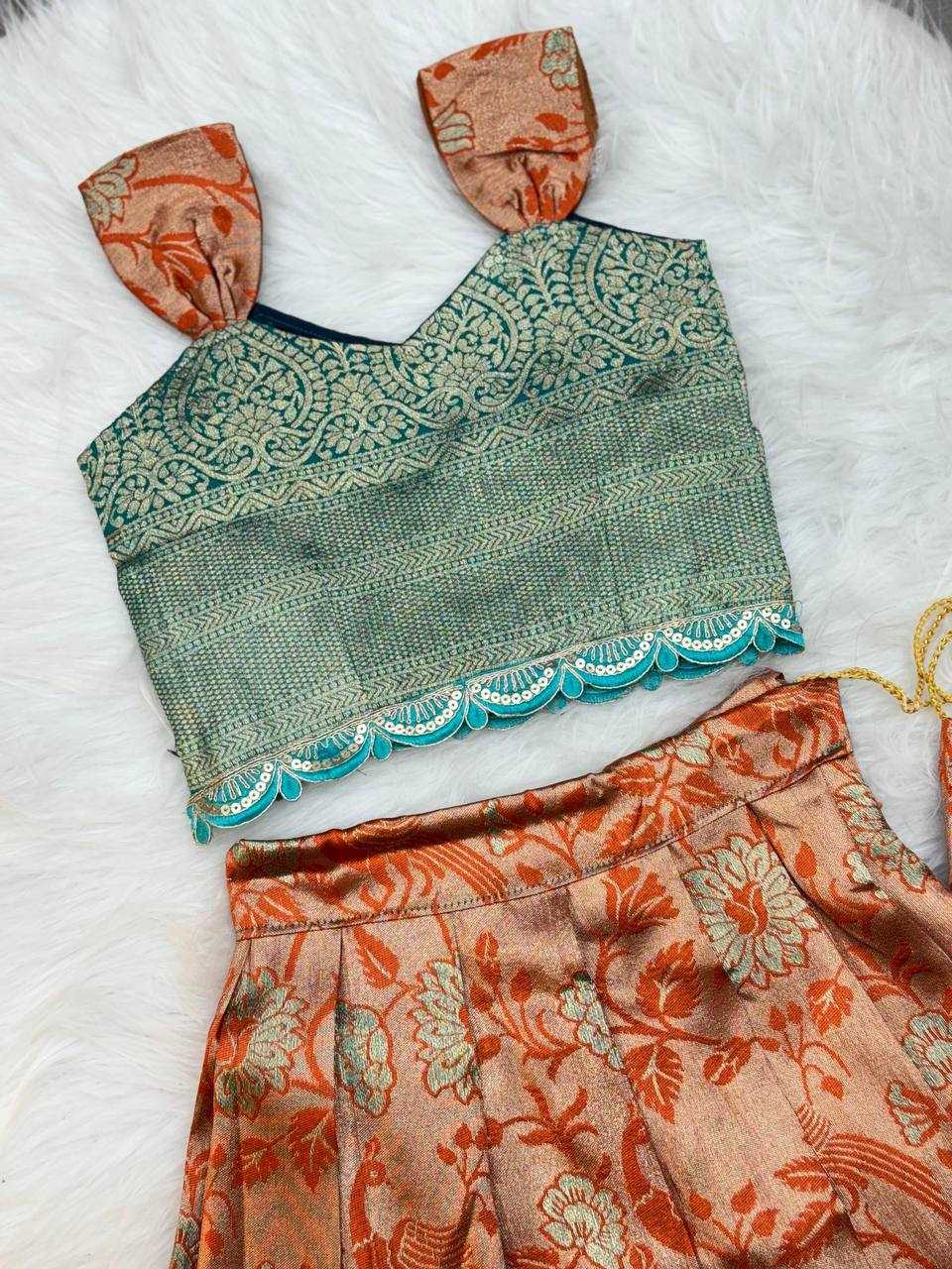 YNF Wholesale Soft Silk Kids Lehenga Choli KESH709 05 | Surat Manufacturer