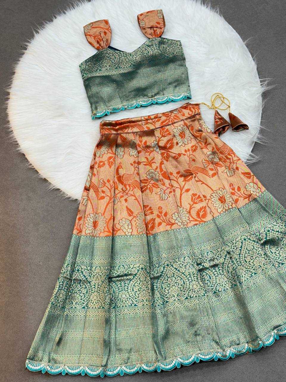 YNF Wholesale Soft Silk Kids Lehenga Choli KESH709 05 | Surat Manufacturer