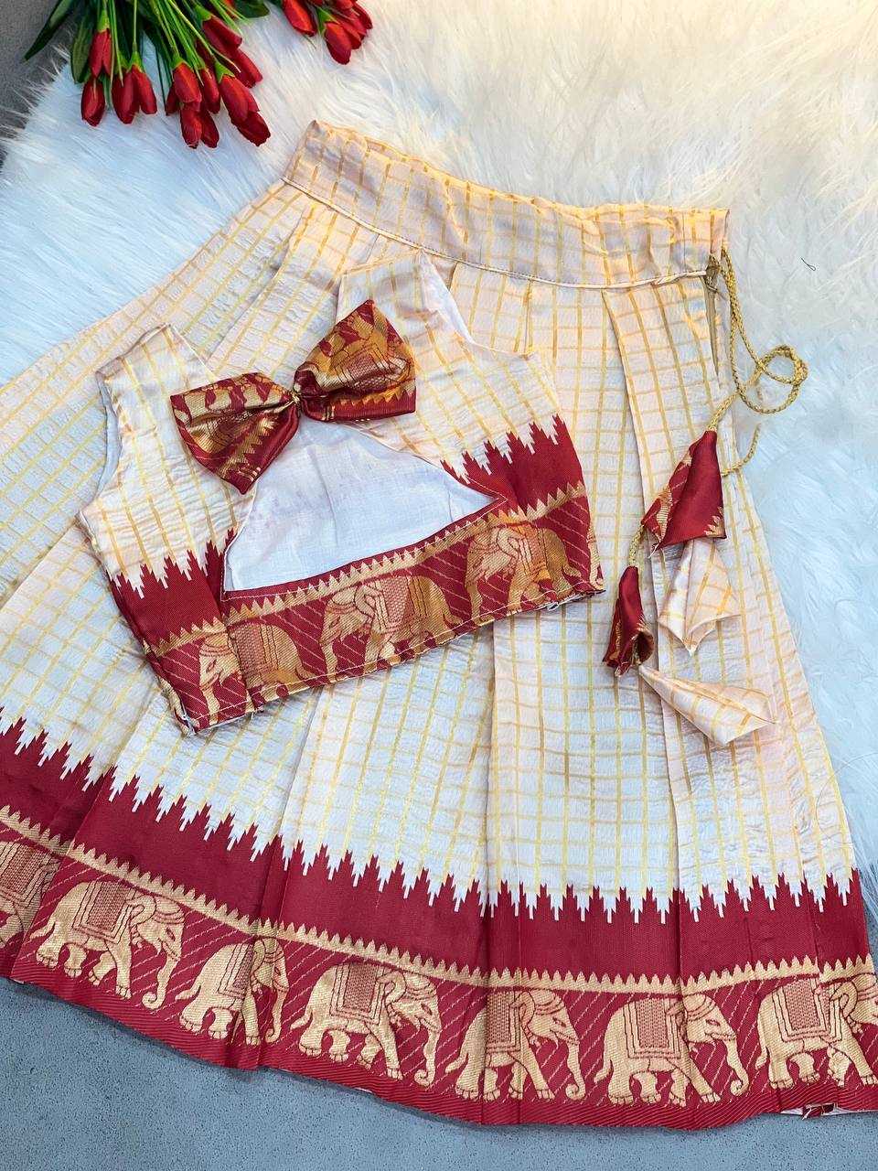 YNF Wholesale Soft Silk Kids Co-ord Set KESH709 17 | Surat Manufacturer