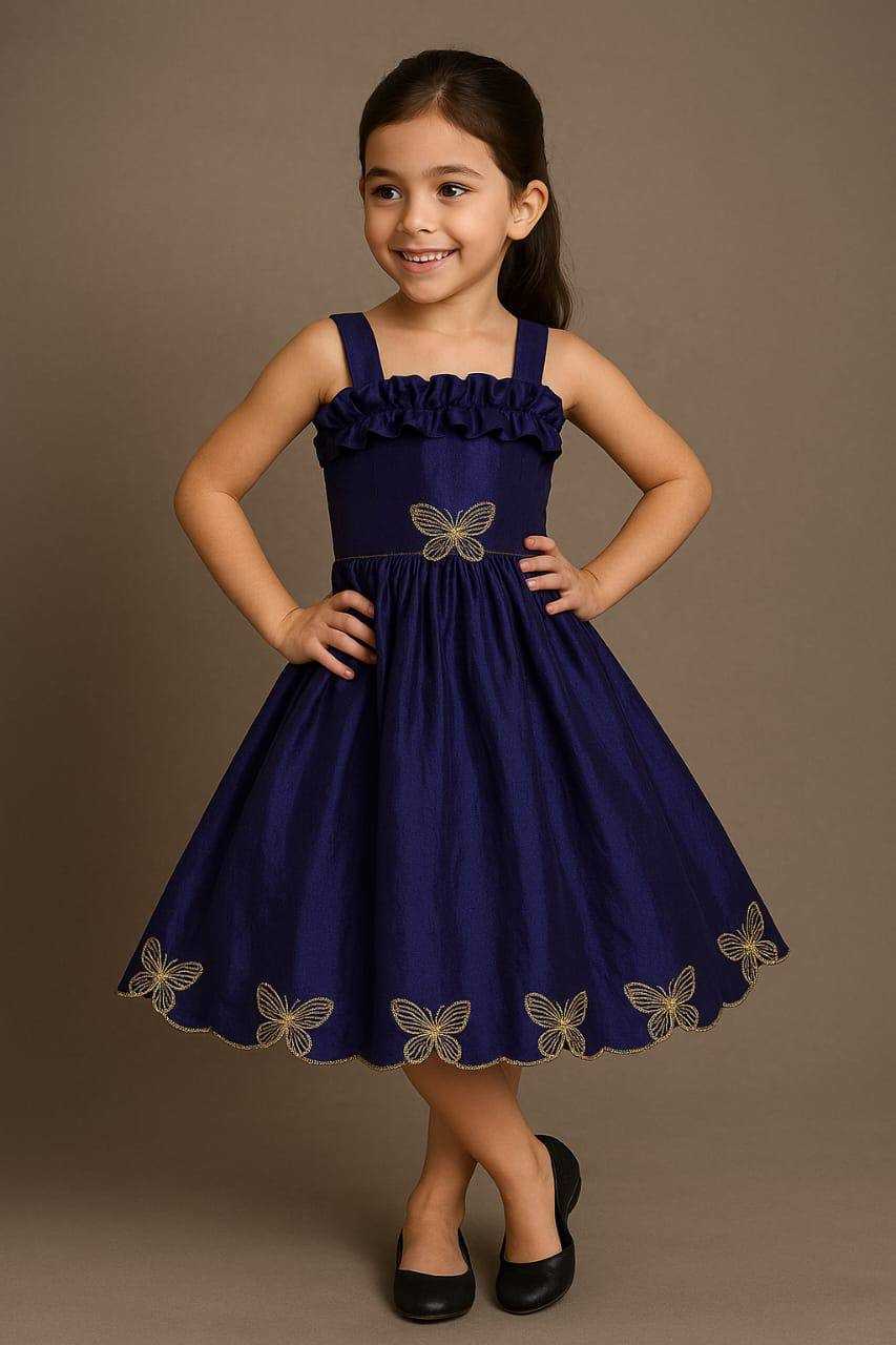 YNF Wholesale Space Silk Kids Gown KESH709 14 | Surat Manufacturer