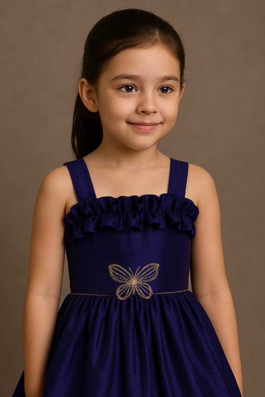YNF Wholesale Space Silk Kids Gown KESH709 14 | Surat Manufacturer