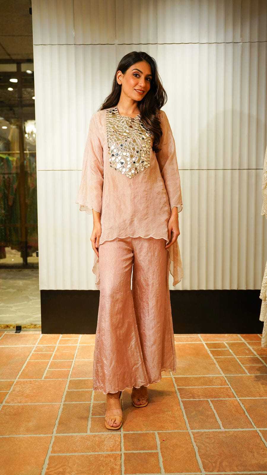 YNF Wholesale Tabby Silk Co-ord Set KESH502 MF-1107 | Surat Manufacturer