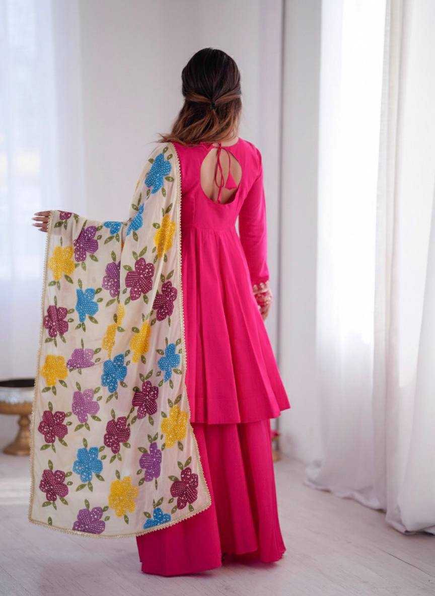 YNF Wholesale Tabby Silk Organza Printed Duppata KESH499 5323 | Surat Manufacturer